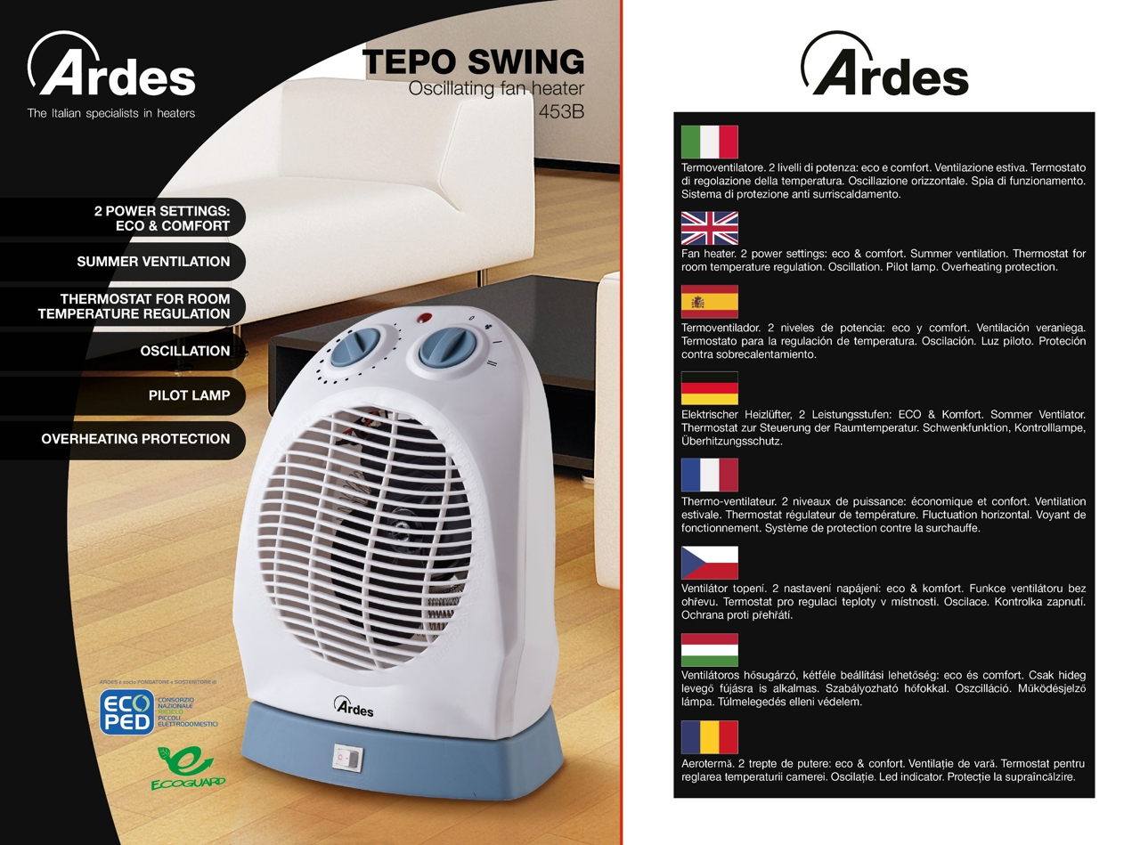 Obrázok Teplovzdušný ventilátor Ardes 453B